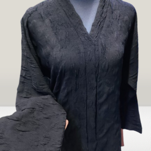 Black Abaya with Wide Sleeves