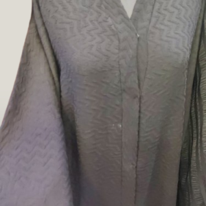 Wave Pattern Taupe Abaya